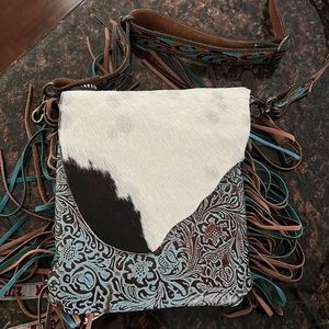 Myra cowhide crossbody bag